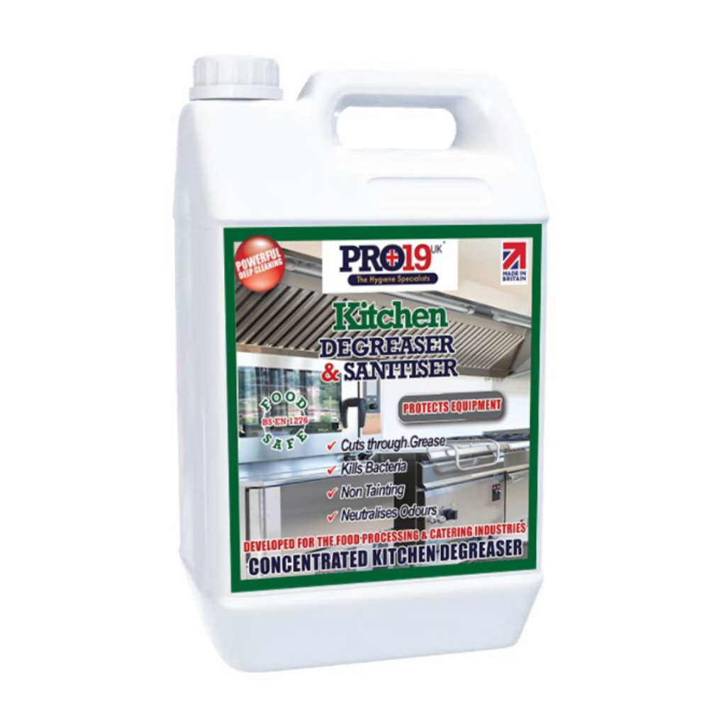 Kitchen Degreaser & Sanitiser - 5 Litre Concentrated