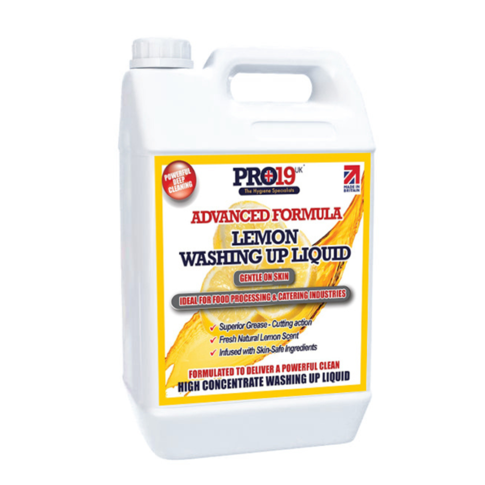 Lemon Washing up Liquid - 5 Litre Advanced Formula